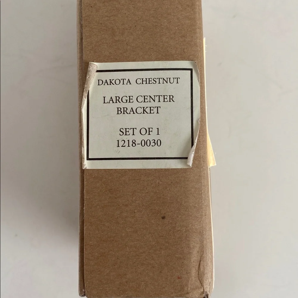 Restoration Hardware RH Chestnut Large Center Bracket for 1 1/4